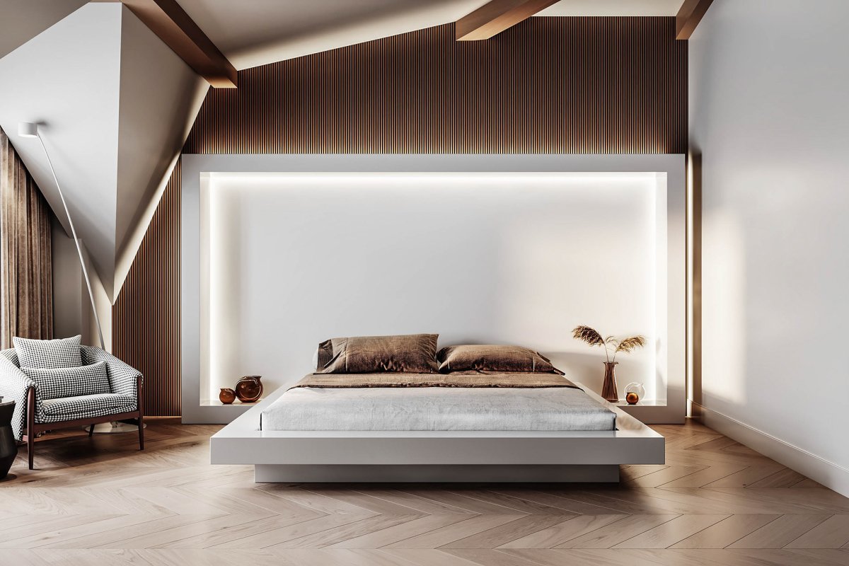 Современная спальня