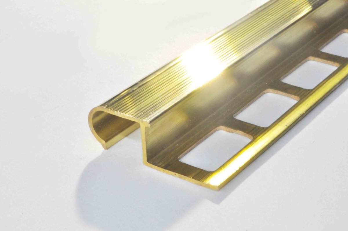 Плинтус латунь 100мм