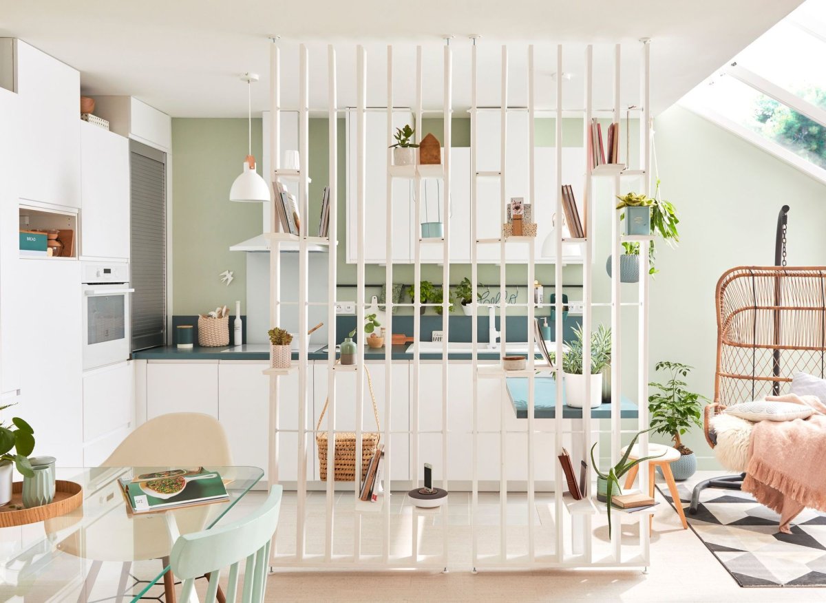 Реечная перегородка, 100х50х2500мм