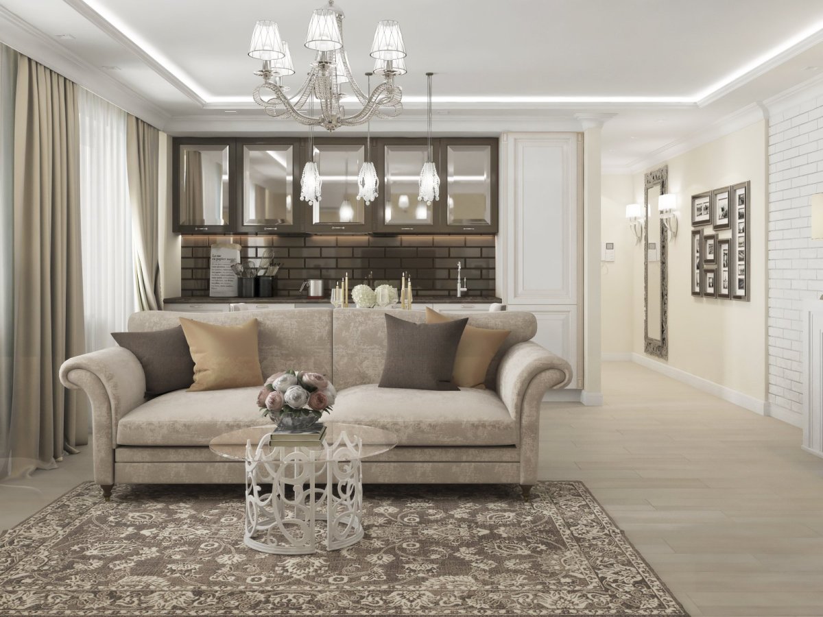 Диван Неоклассика в гостиную