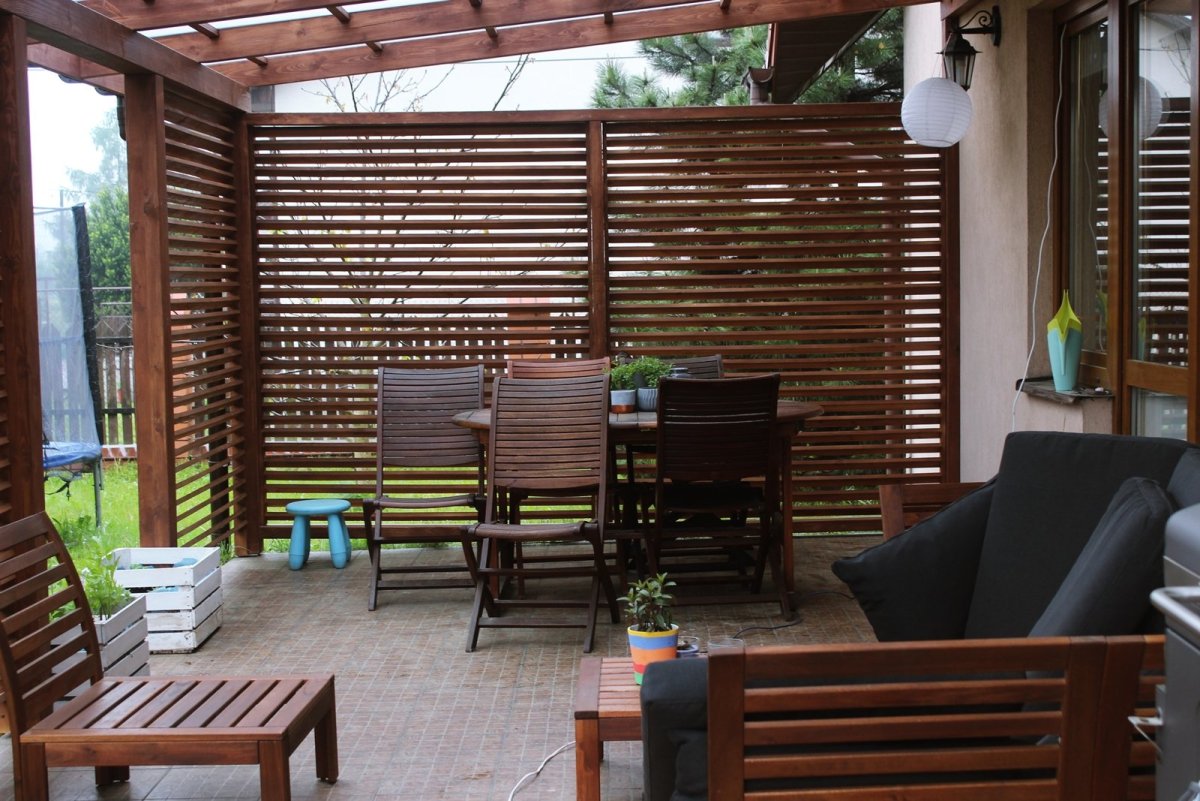 Жалюзи для беседки