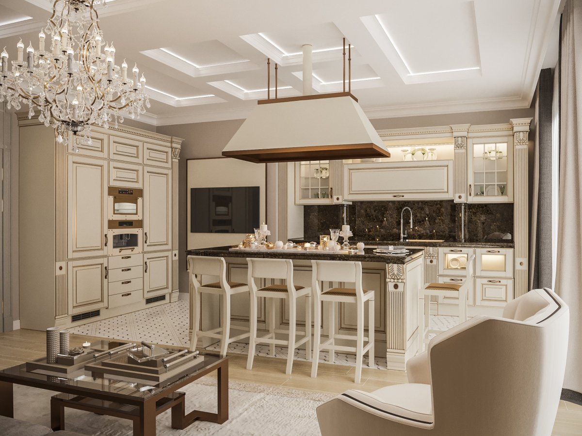 Кухни в стиле Неоклассика
