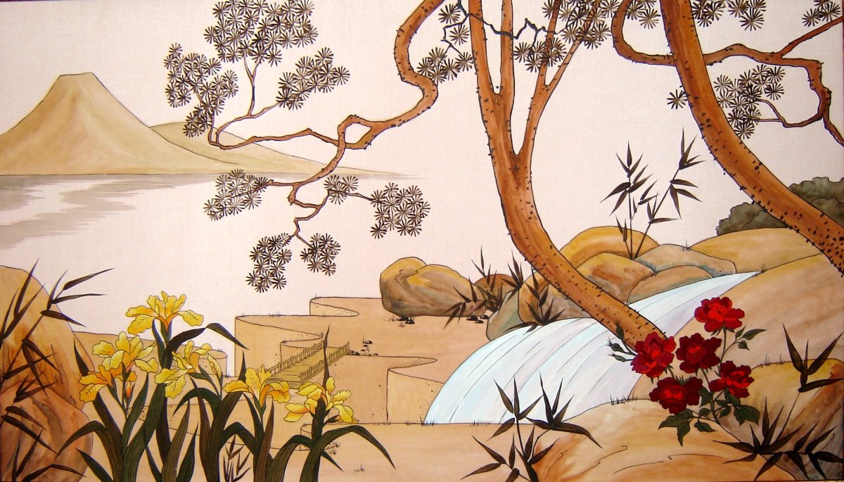 Стилизованный пейзаж