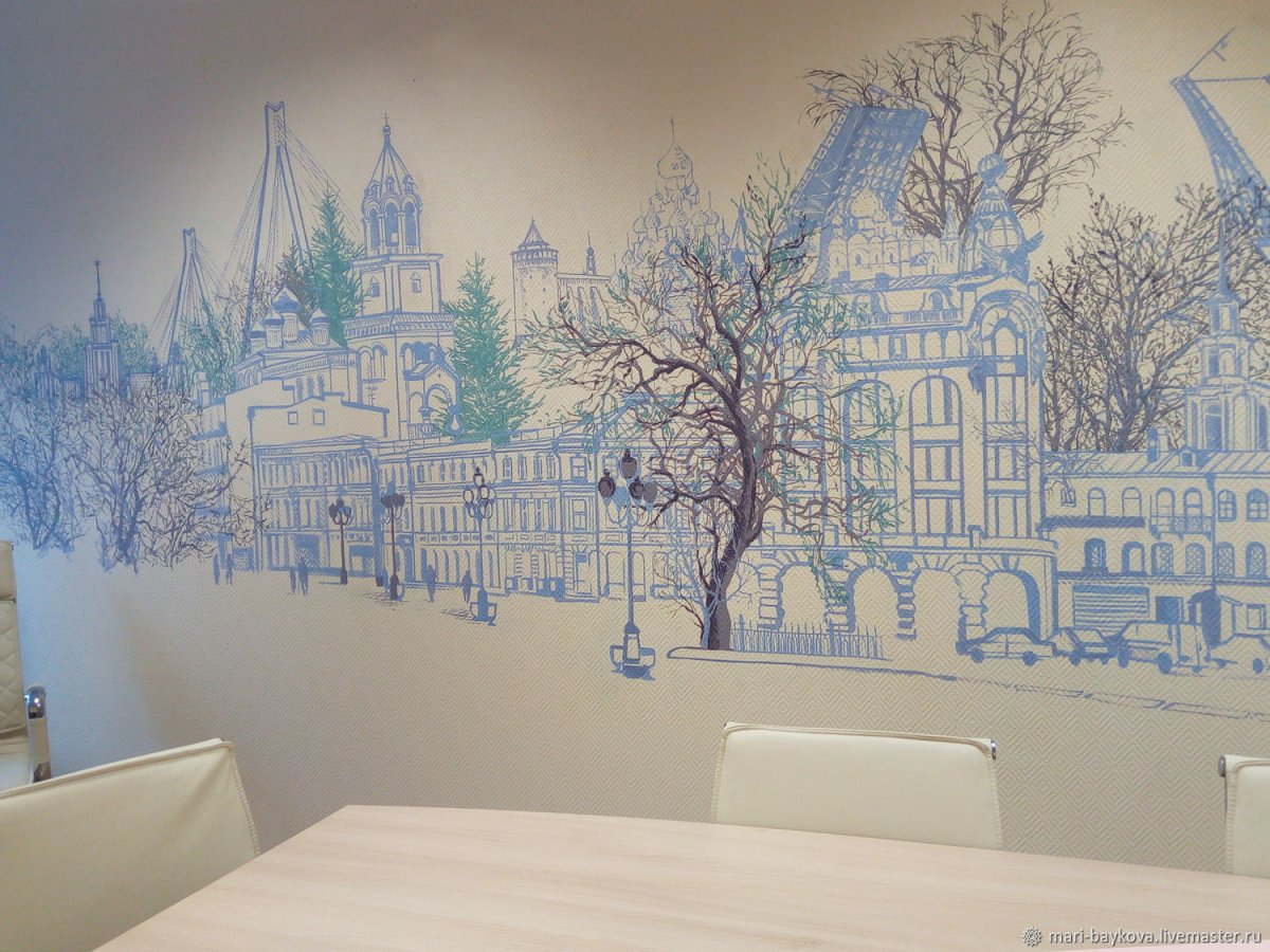 Декоративная живопись природа