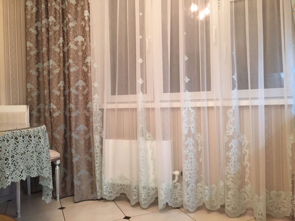 Тюль Ажур 300*260 белый ГП