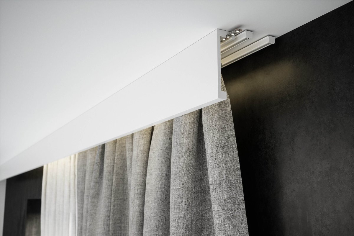 Экрекр гардина на потолок