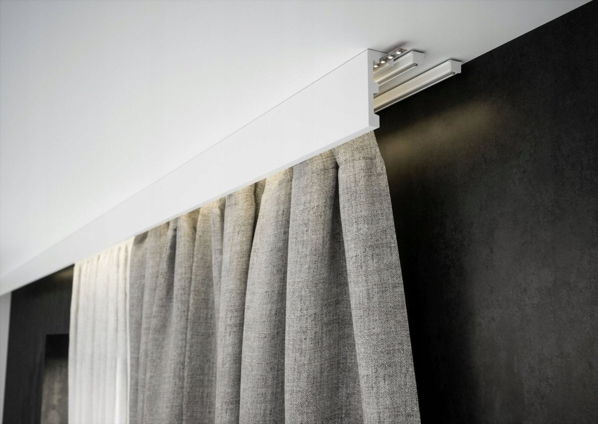 Скрытый карниз на кухне