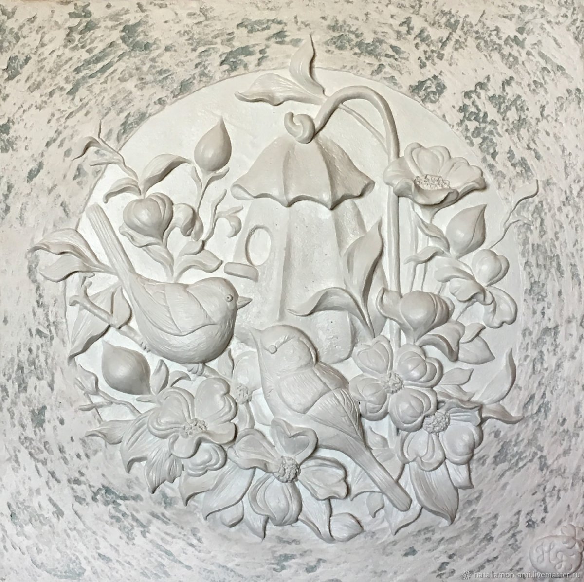 Барельеф цветы Александр Вакуленко