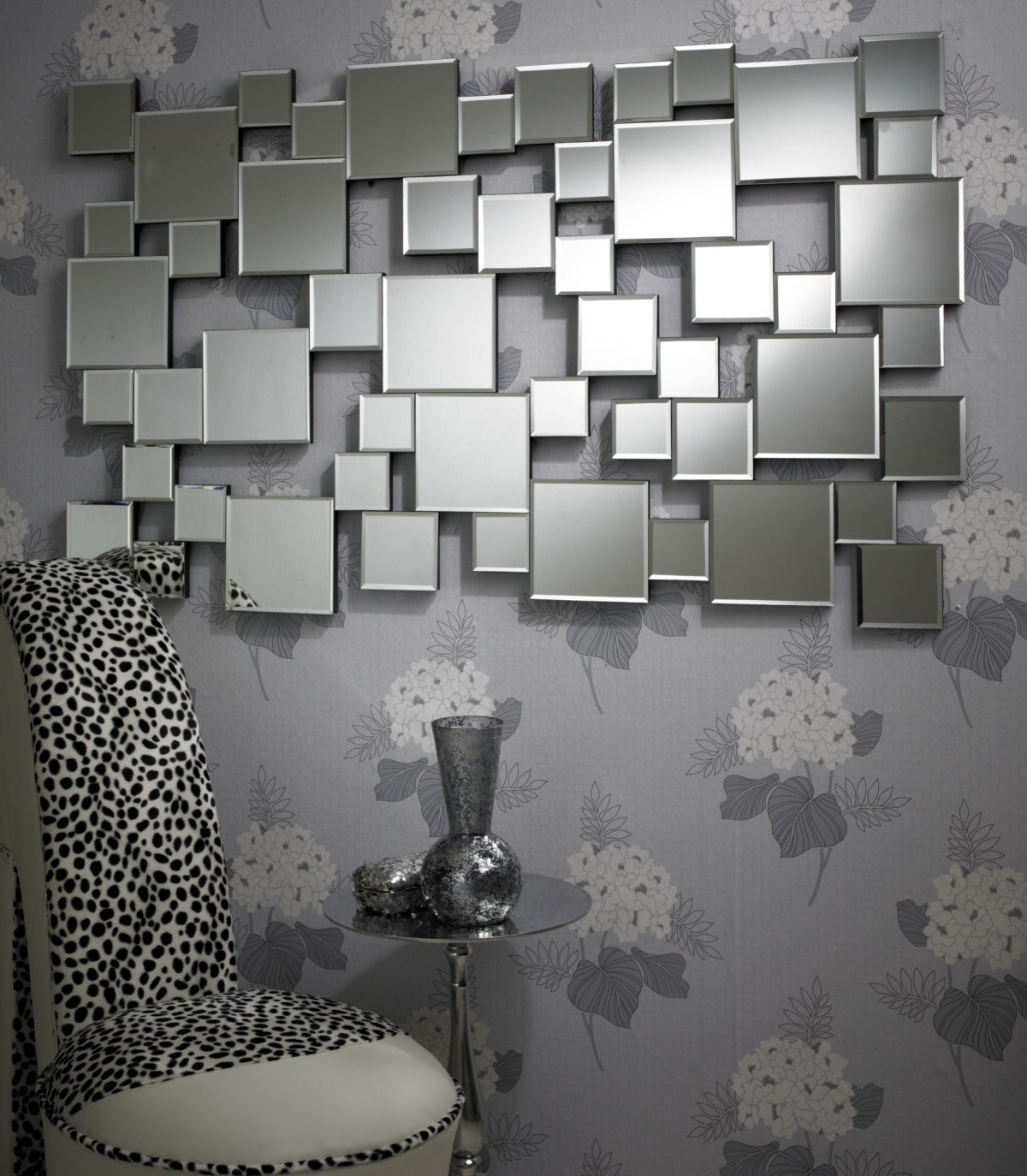 Мозаика из зеркала на стену