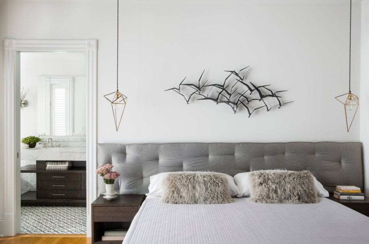 Декор спальной комнаты