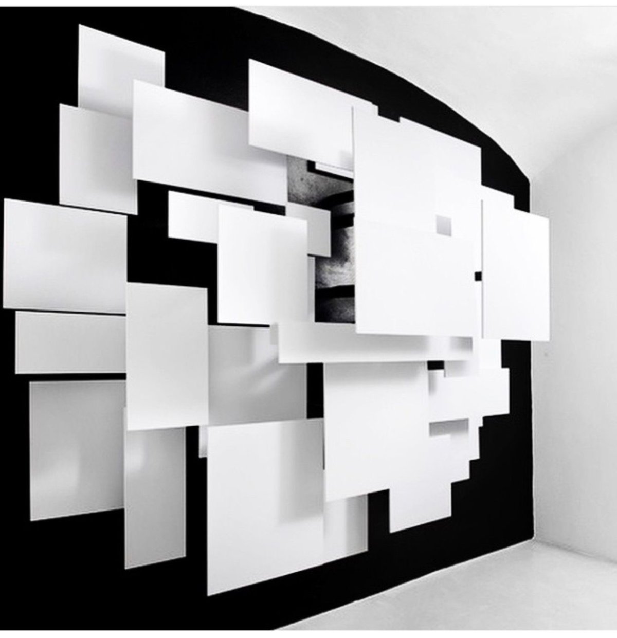 Абстрактные квадраты на стену