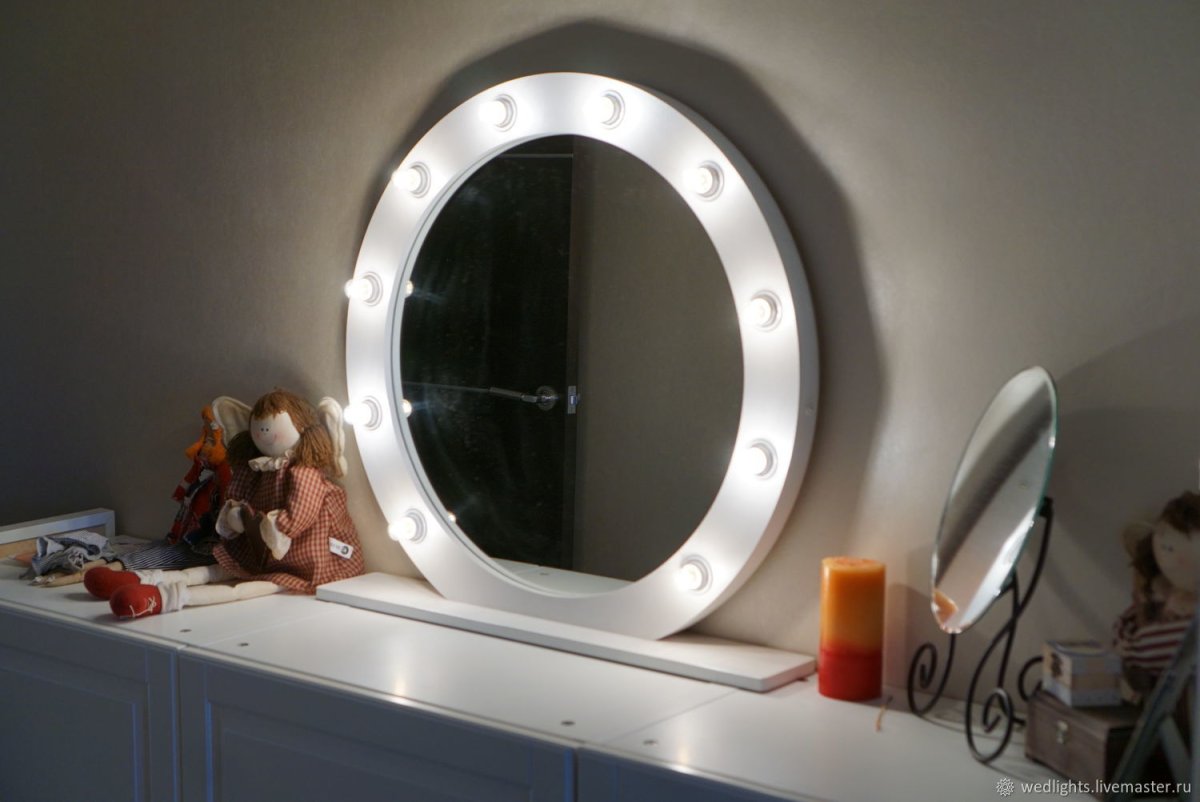 Круглые зеркала на стену