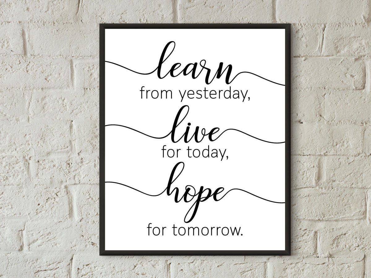 Постеры с надписями для интерьера