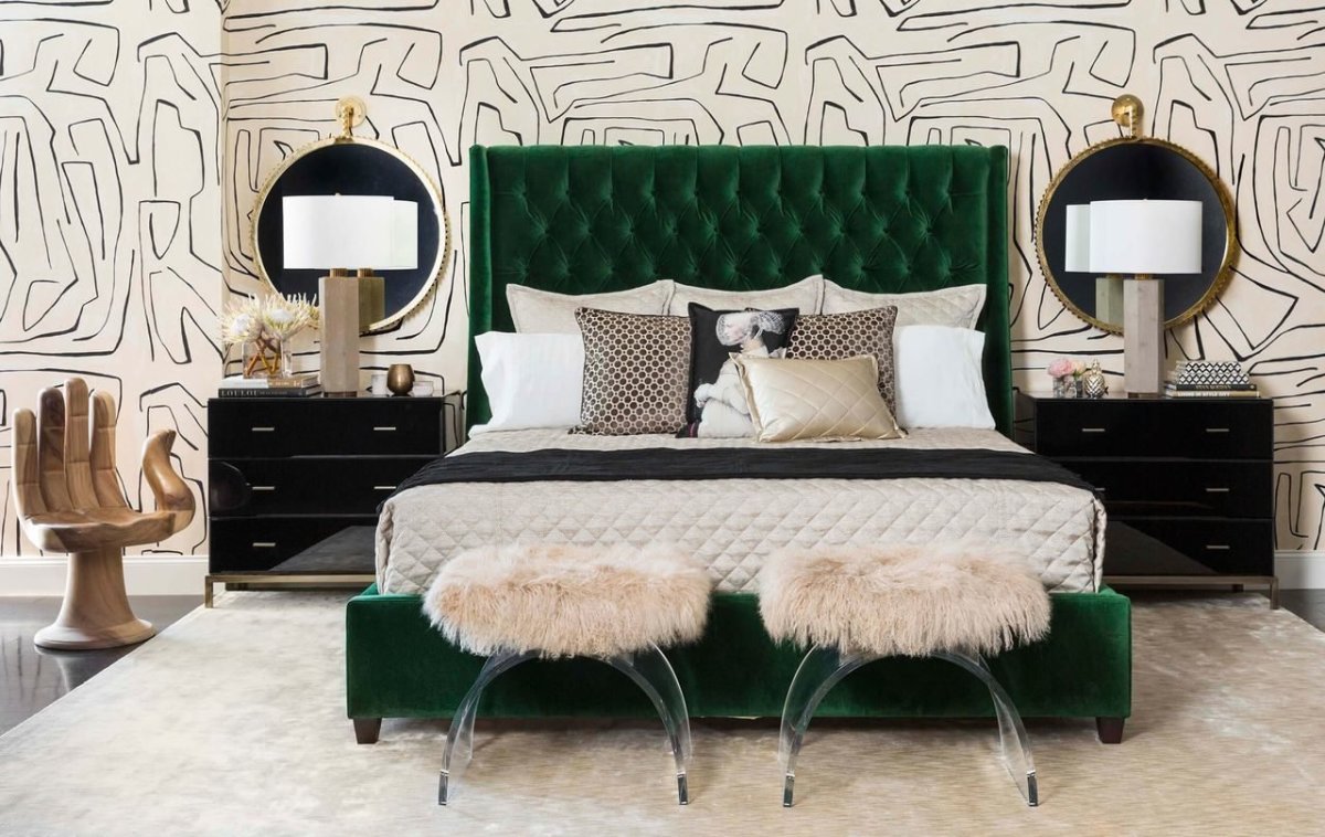 Зеленая спальня