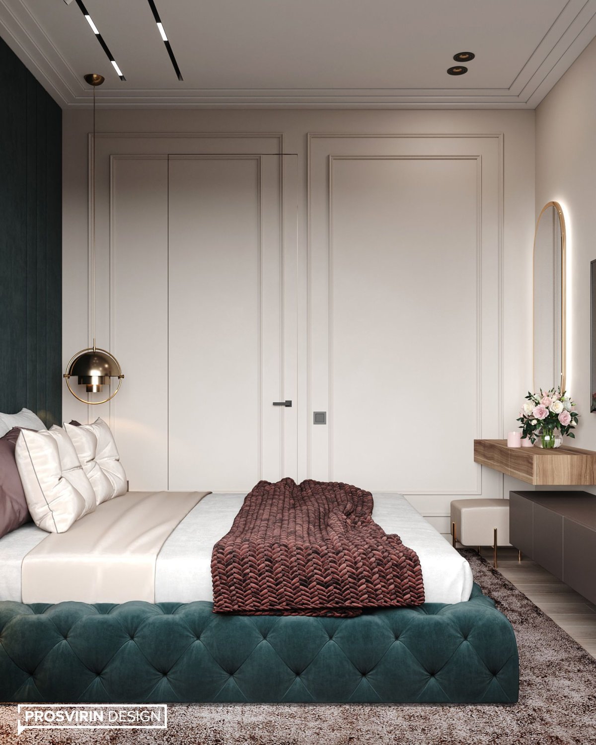 Зеленая спальня