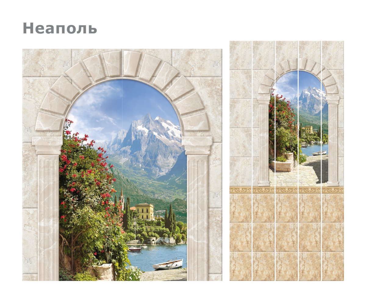 Панель ПВХ Кронапласт unique Неаполь