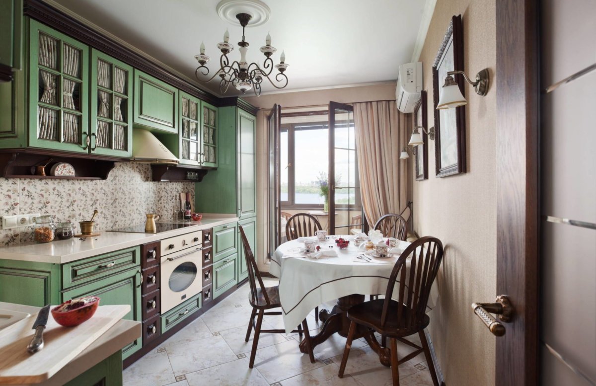 Кухня Белла фисташка