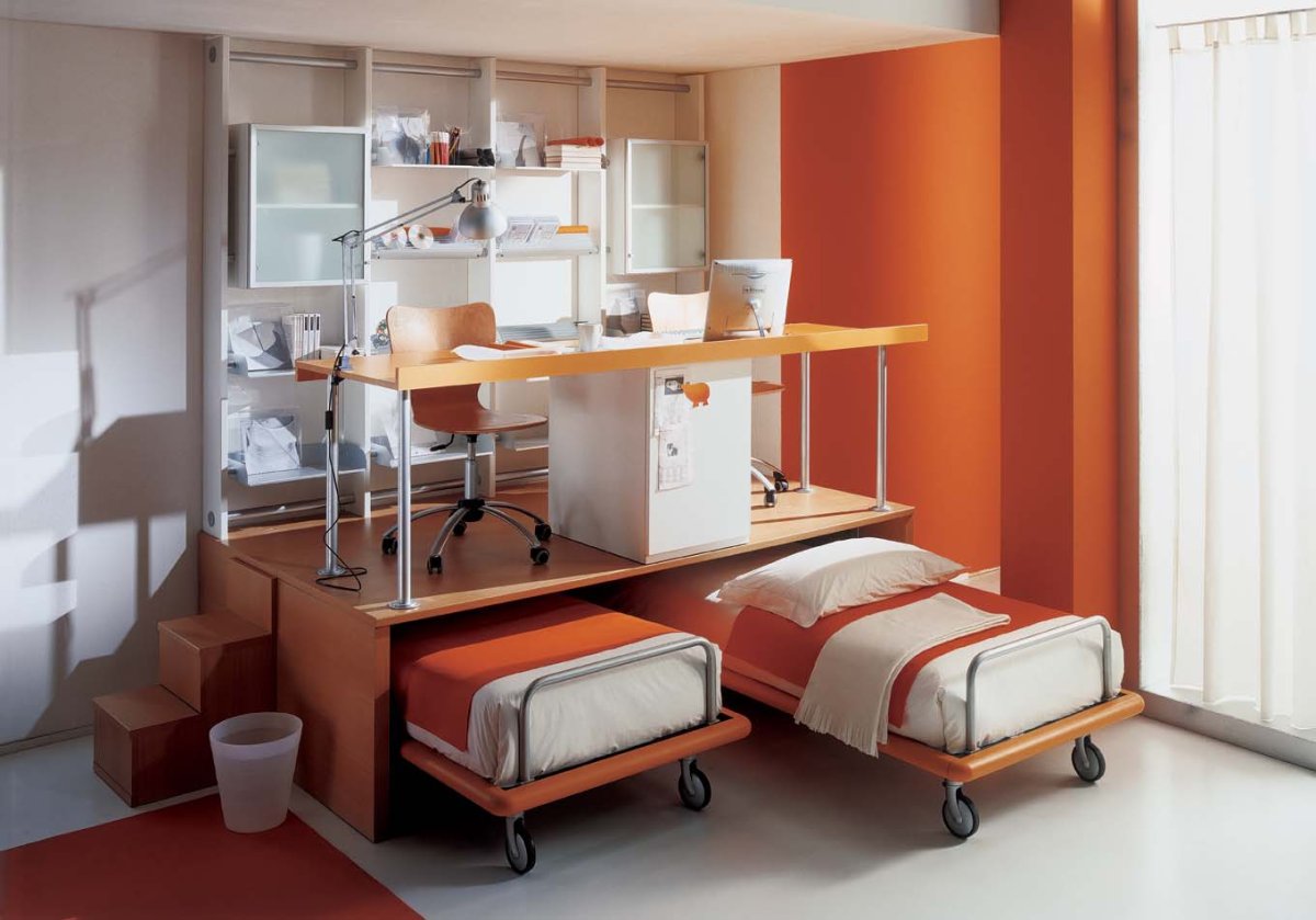 Компактные детские комнаты