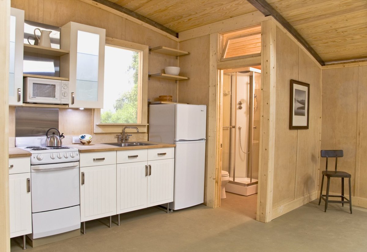 Мини кухня для дачи