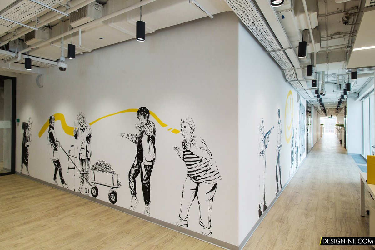 Роспись стен в офисе