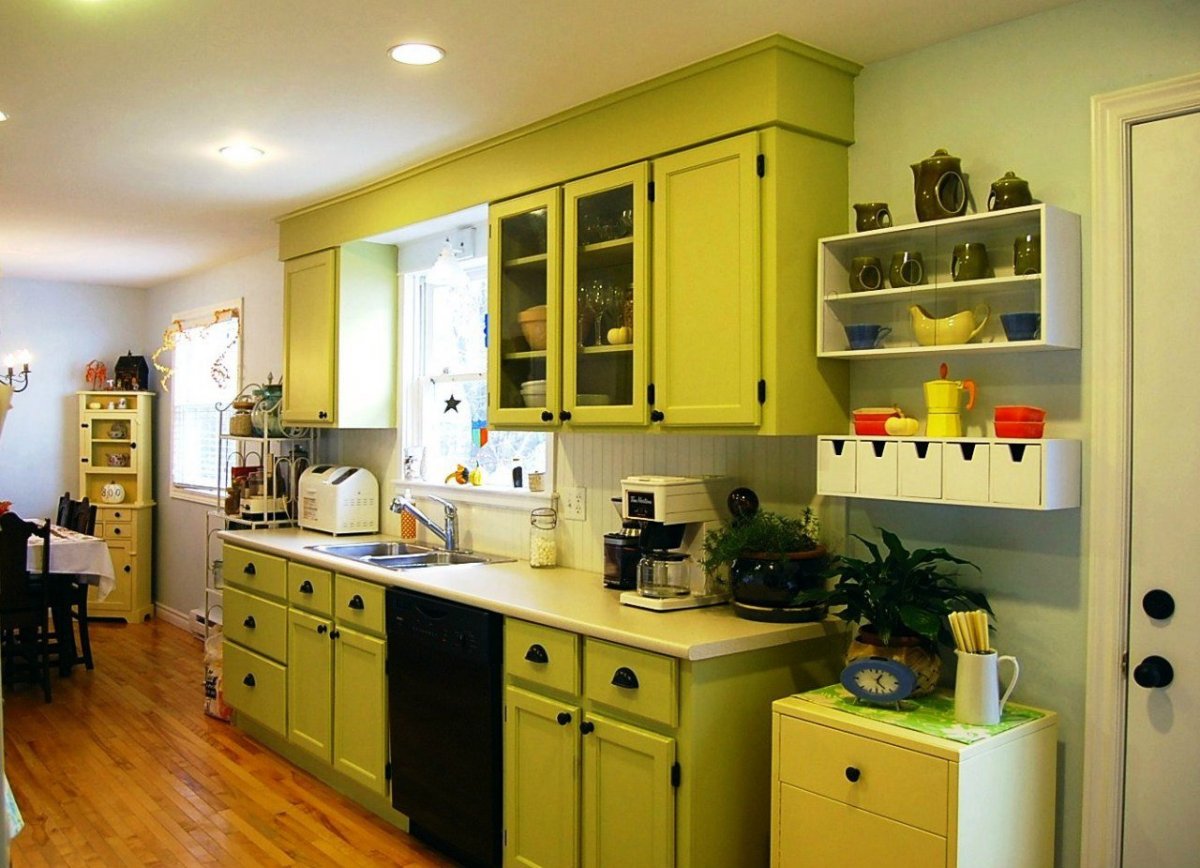 Кухня Прованс минт зеленый