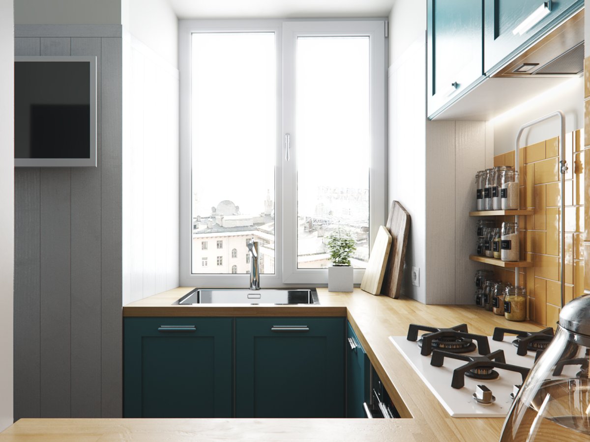 Встроенные шкафы на балконе