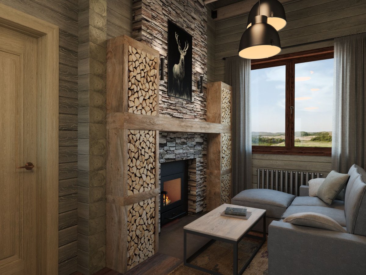 Интерьер бани