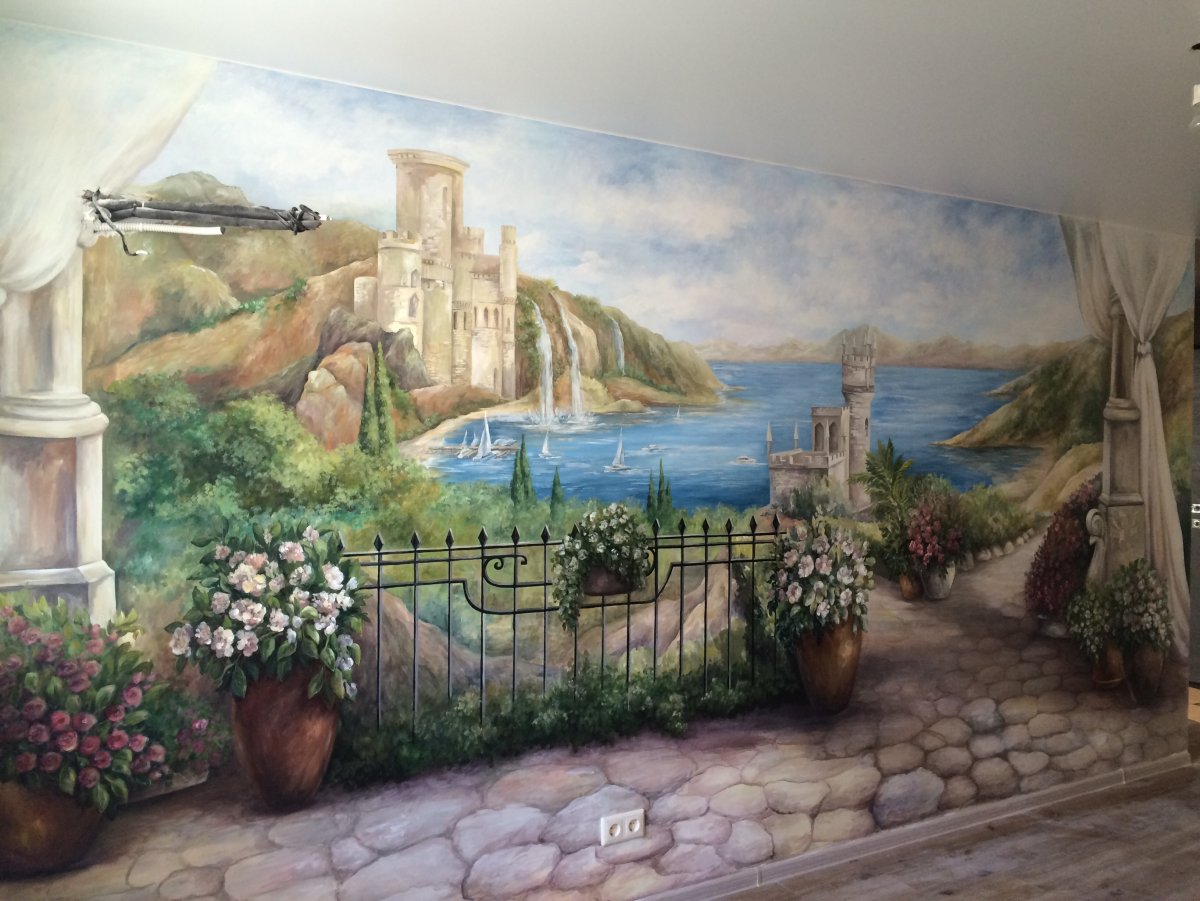 Роспись стен в квартире