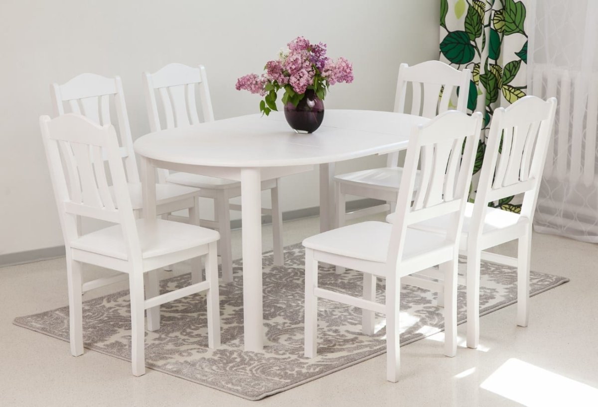 Стул обеденный белый