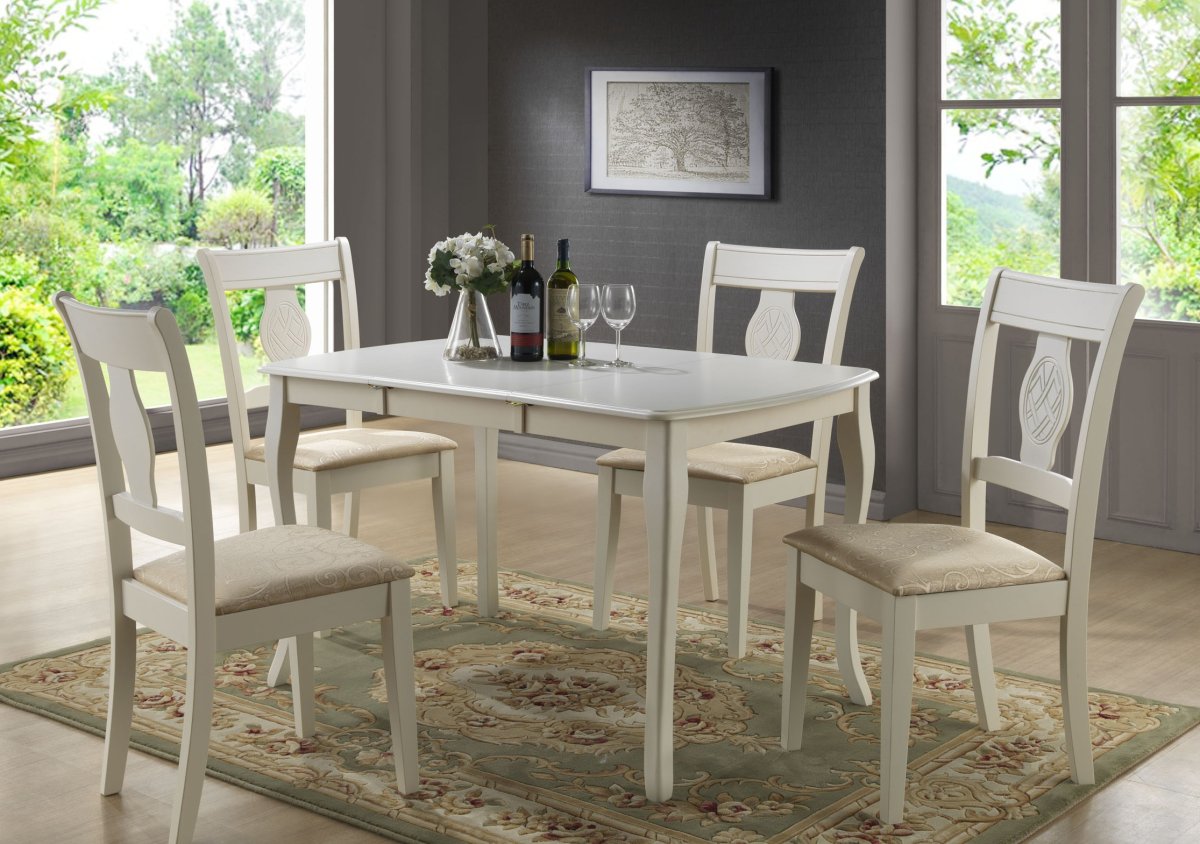 Стол прямоугольный белый