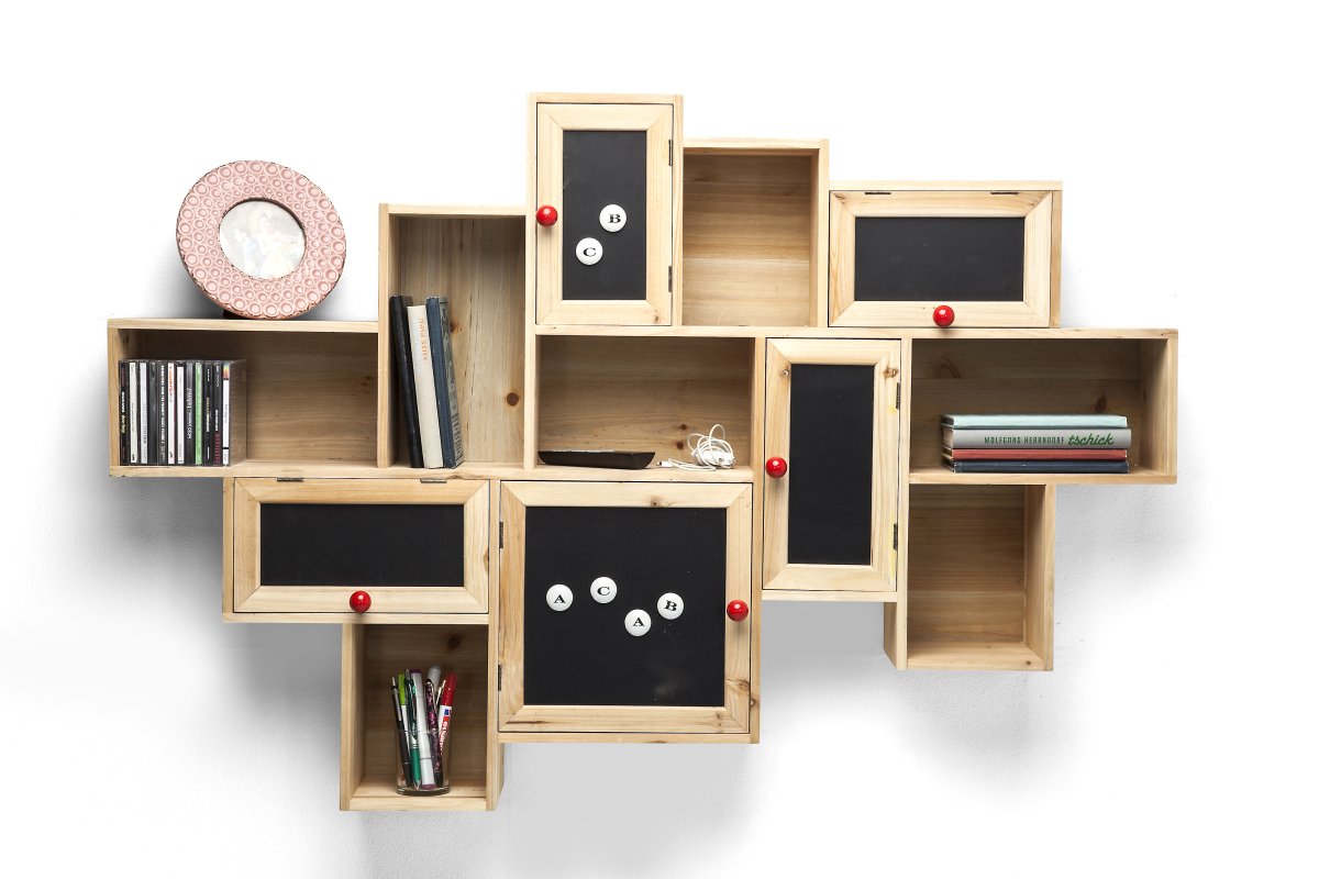 Полка Vental кубик-1 венге