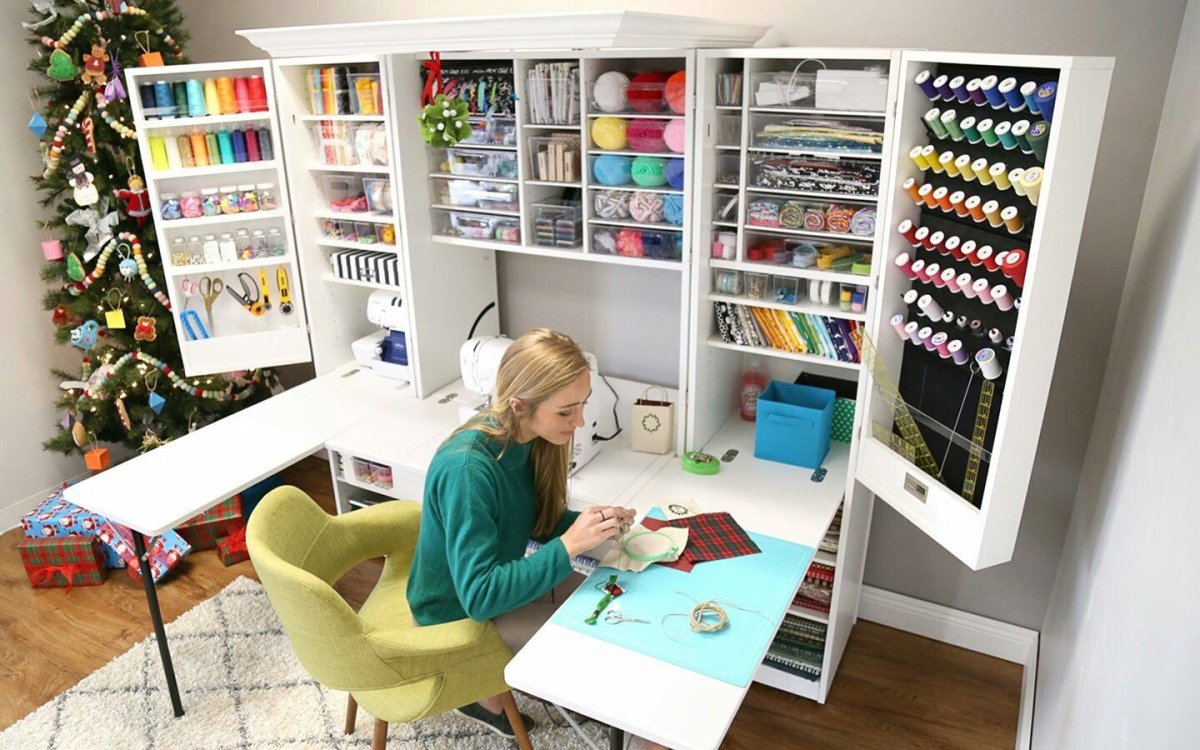 Шкаф для рукоделия место рукодельницы