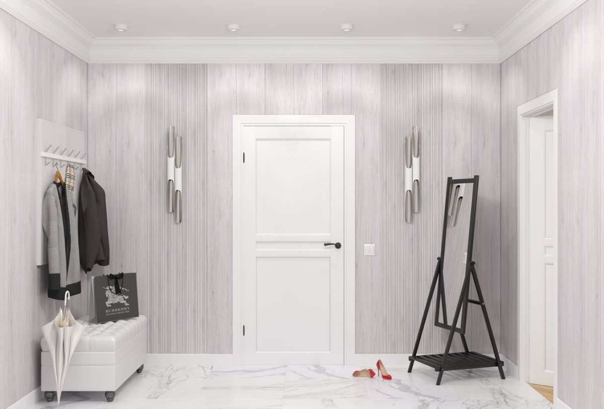 Ясень Аляска панель МДФ Союз