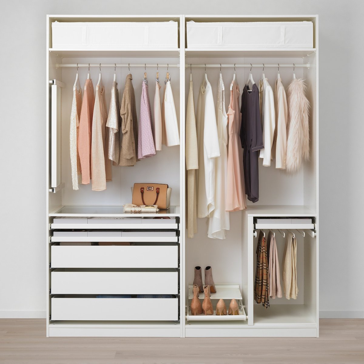 ПАКС гардероб белый ТИССЕДАЛЬ