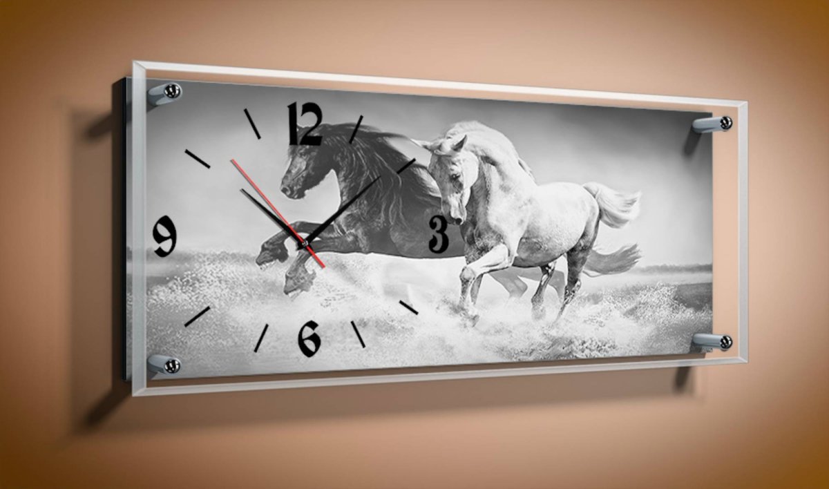 Модульные часы на стену