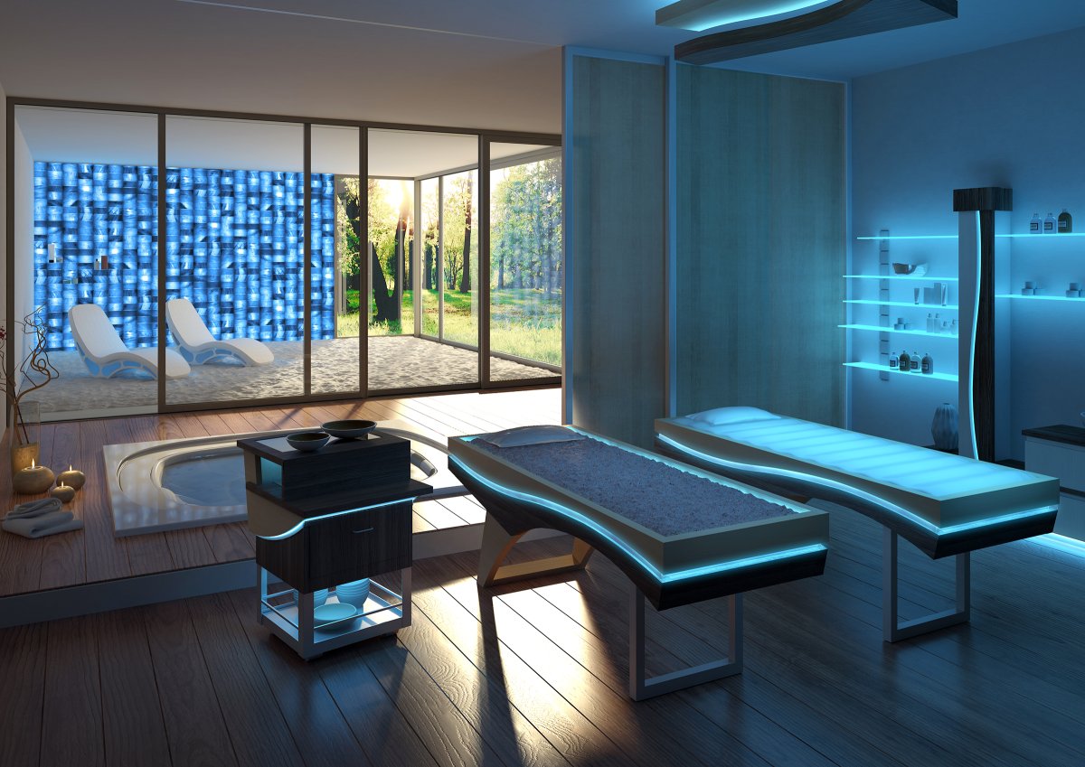 Лаунж зона спа