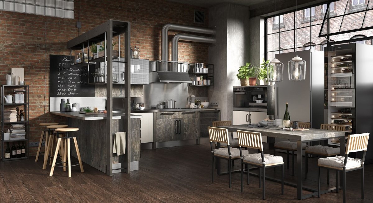 Кухня лофт Giulia Novars