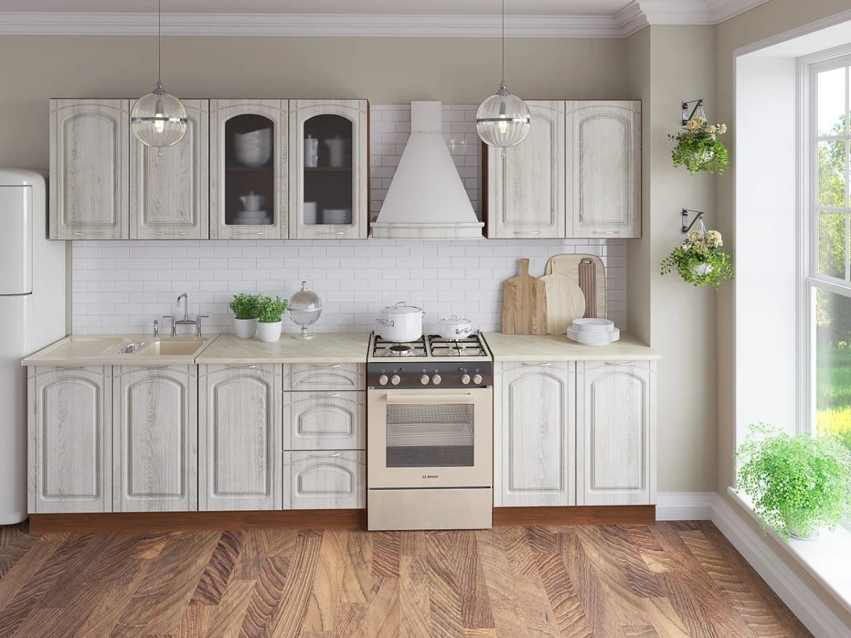 Кухня беленый дуб Екатеринбург