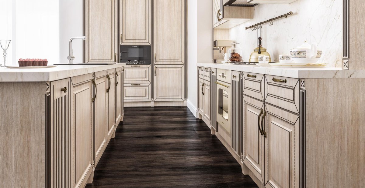 Столешница дуб беленый для кухни