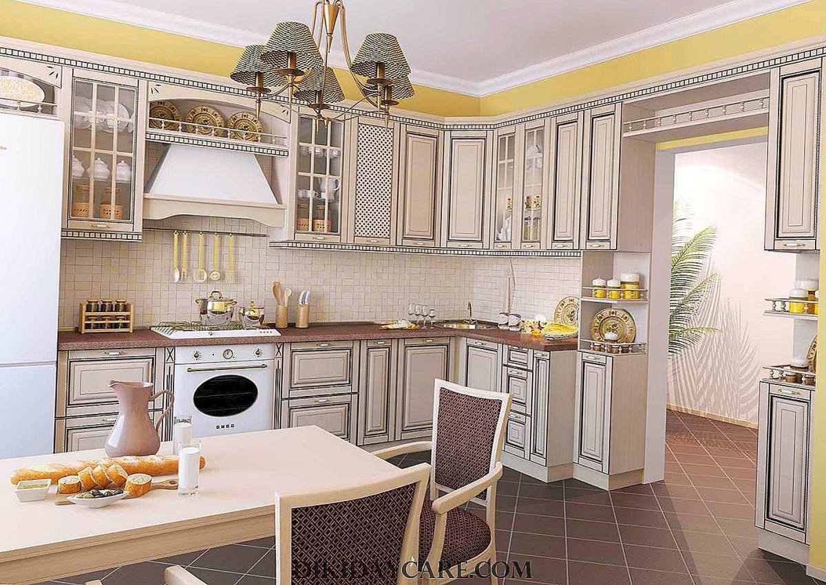 Кухня дуб сонома классика