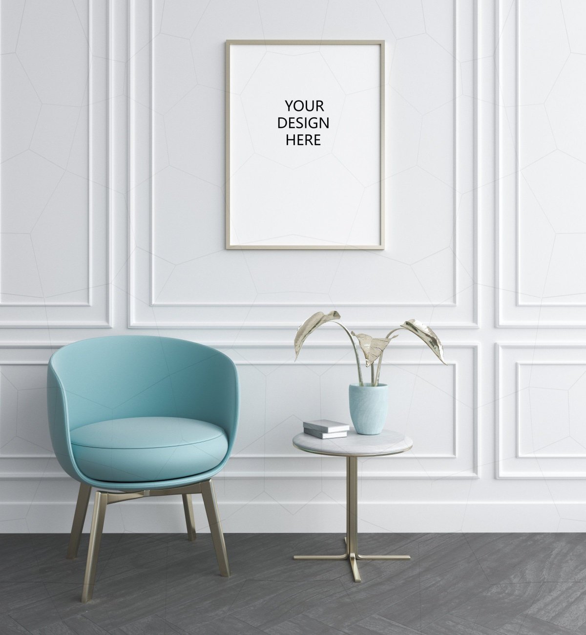 Мокап интерьер