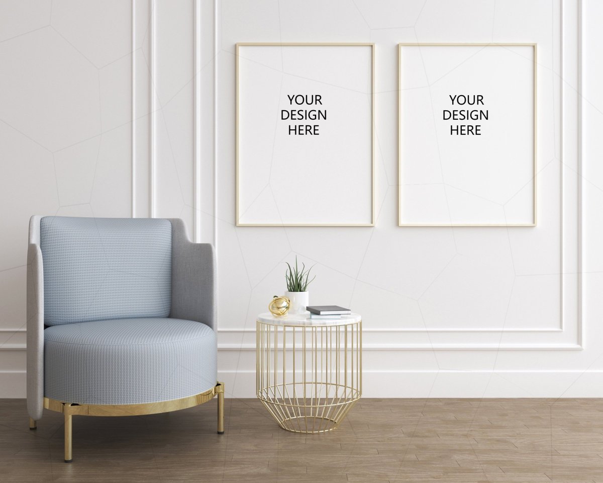 Мокапы для картин в интерьере