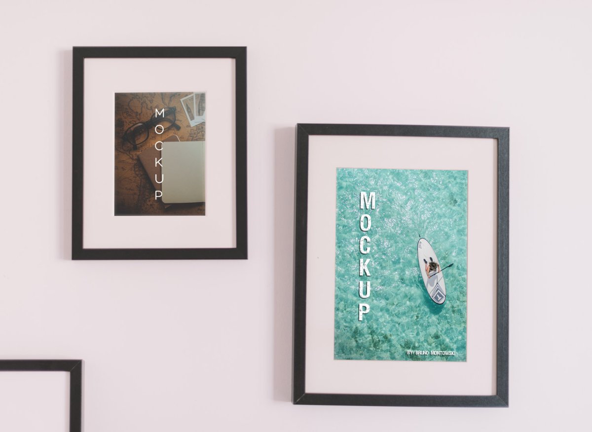 Картина квадрат мокап