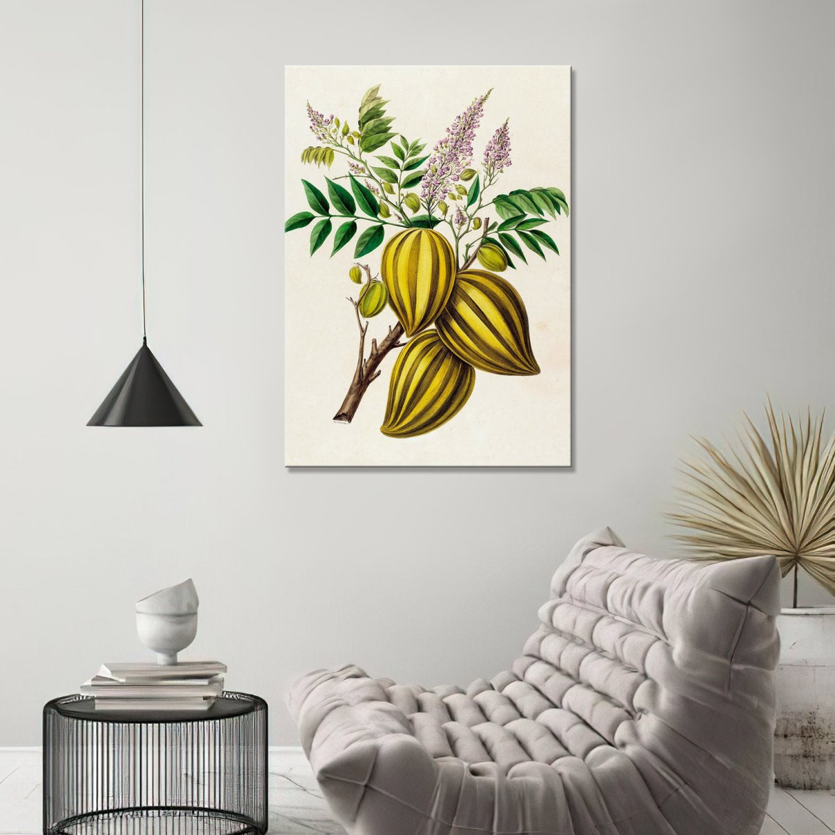 Ботанический плакат в интерьере