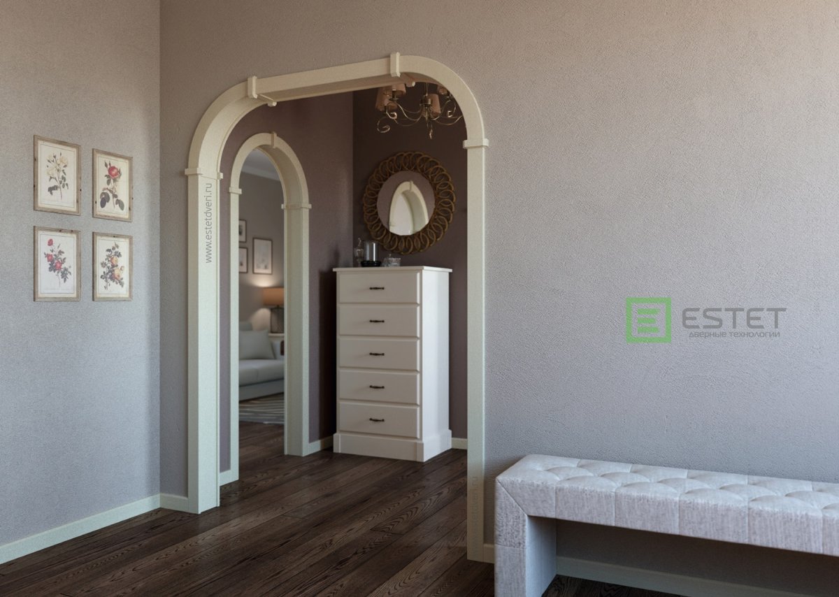 Фигурные арки из гипсокартона