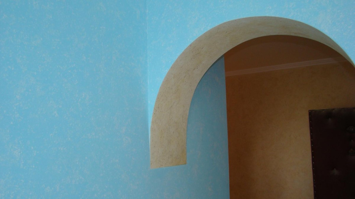 Обклеить арку