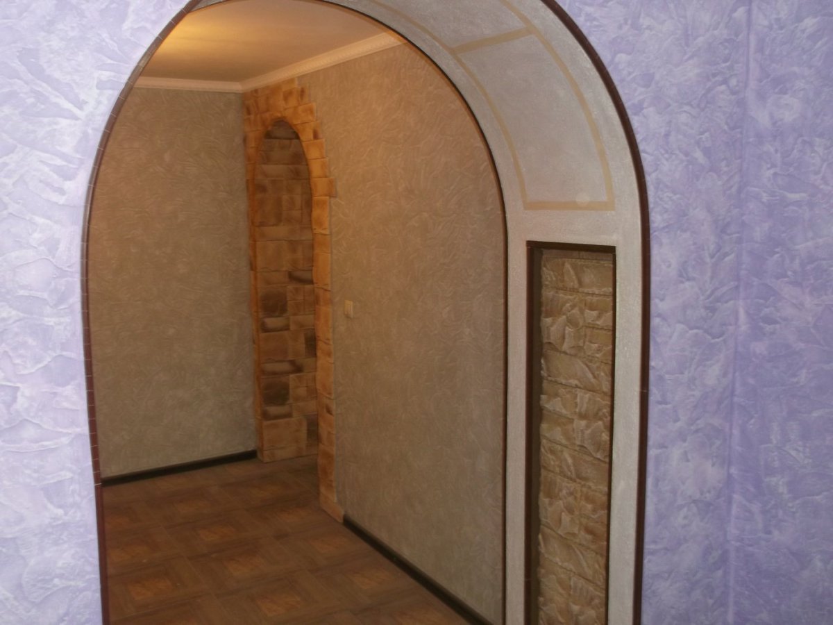 Арка из гипсокартона межкомнатная