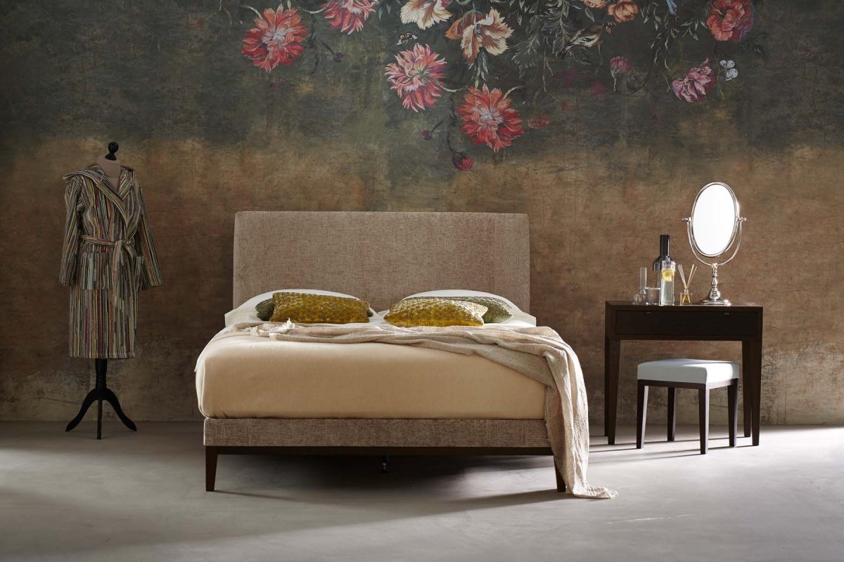 Интерьеры с бельем на кровати роскошь