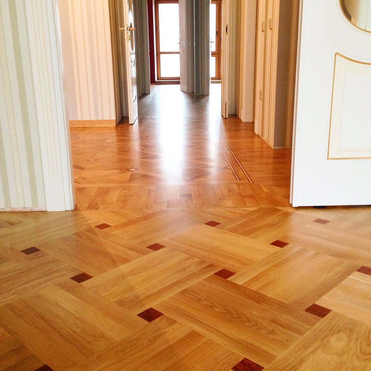 Массивная доска в интерьере