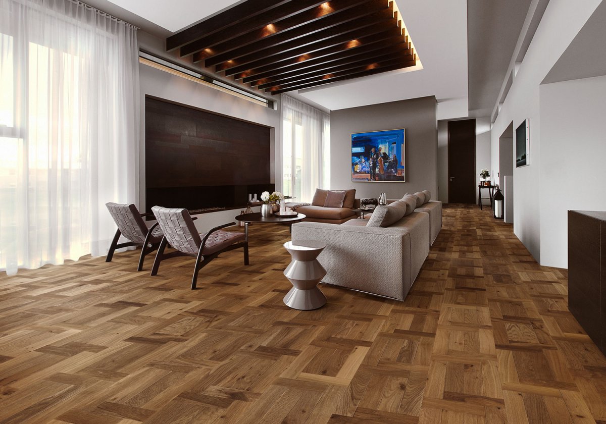 Инженерная доска дуб Селект